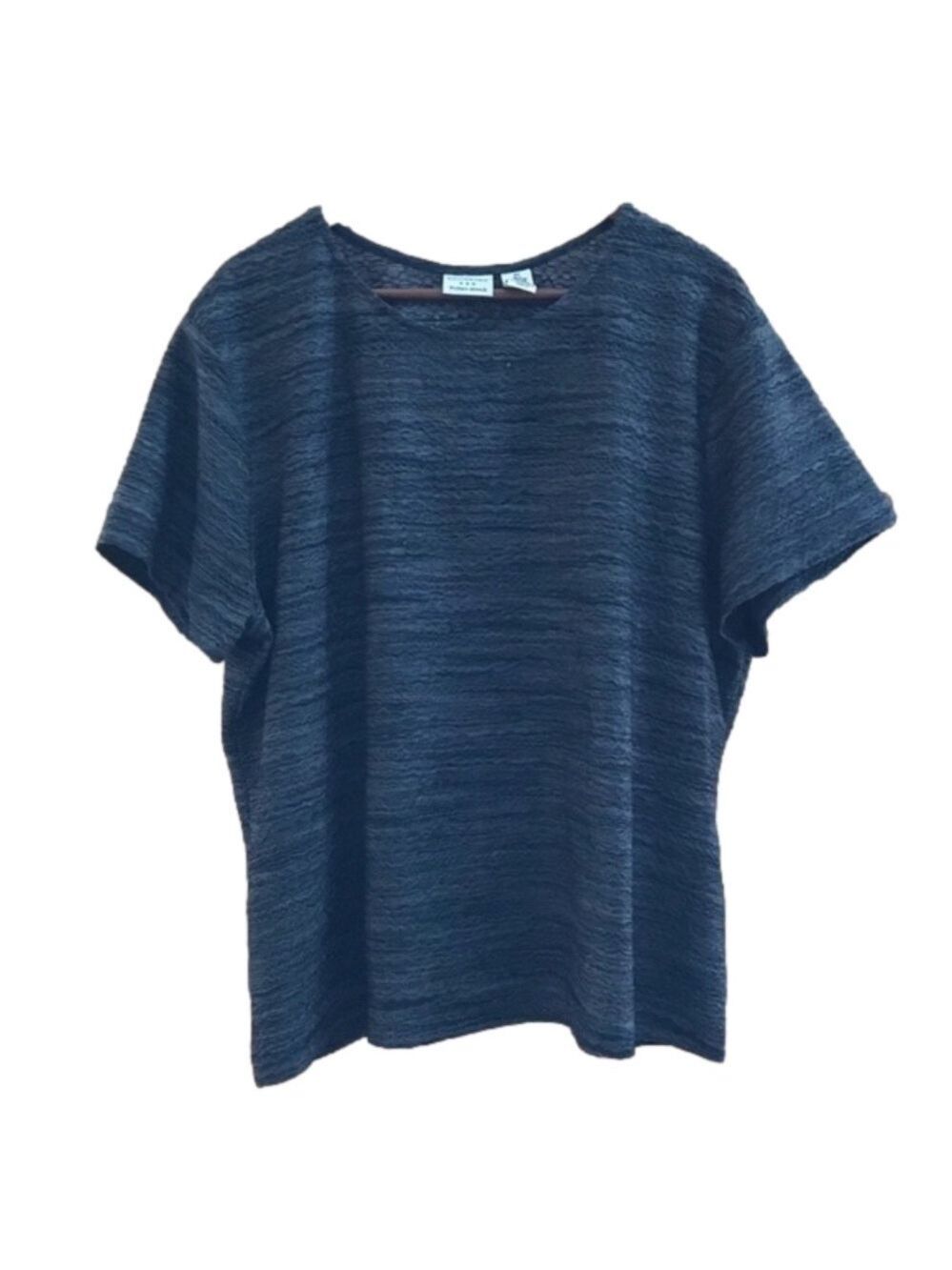 Covington woman metallic textured stretch top plus size 2X